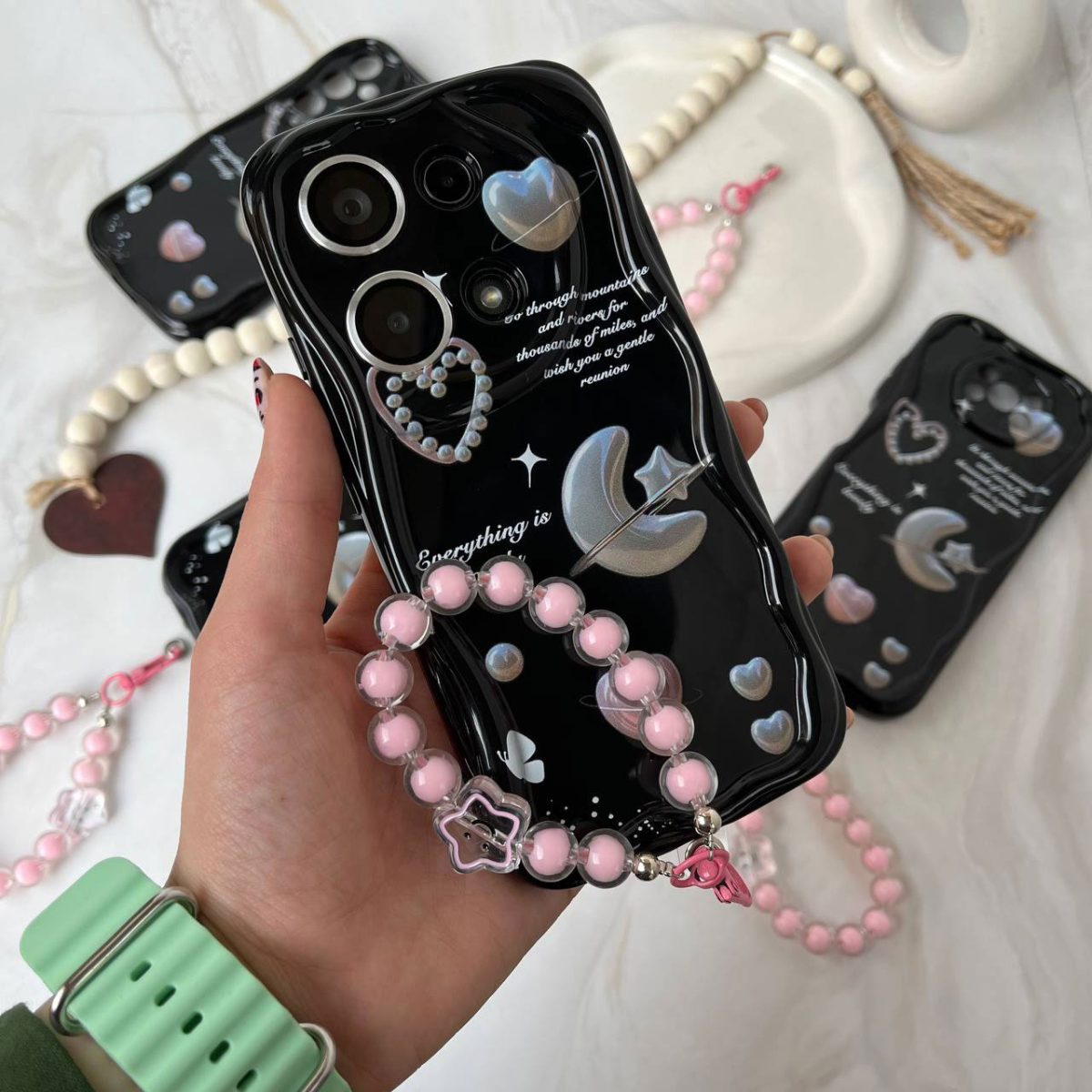 قاب موج ماه و ستاره همراه بدون آویز کد RC0310003 - تصویر 2