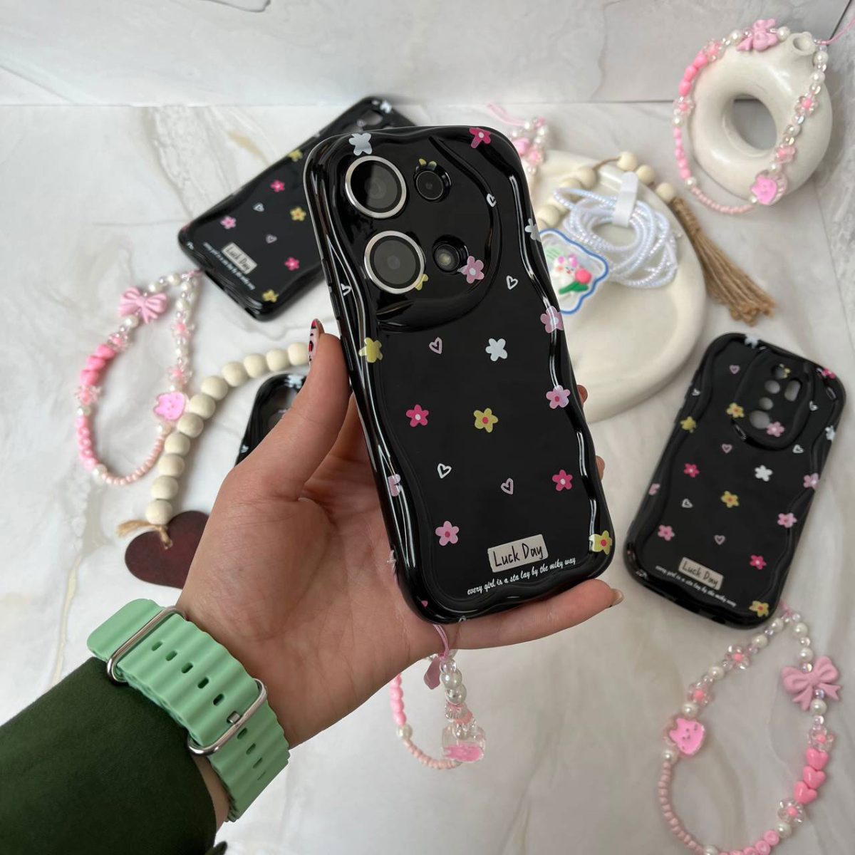قاب موج گل LUCKY DAY  بدون آویز  کد RC0310002 - تصویر 2