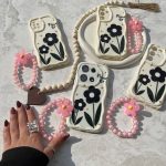 قاب موج طرحدار FLOWER بدون آویز  کد RC0310008