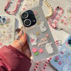 قاب مات PINK RABBIT همراه با آویز - تصویر 2