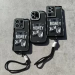 قاب سولید یووی money is time همراه با آویز