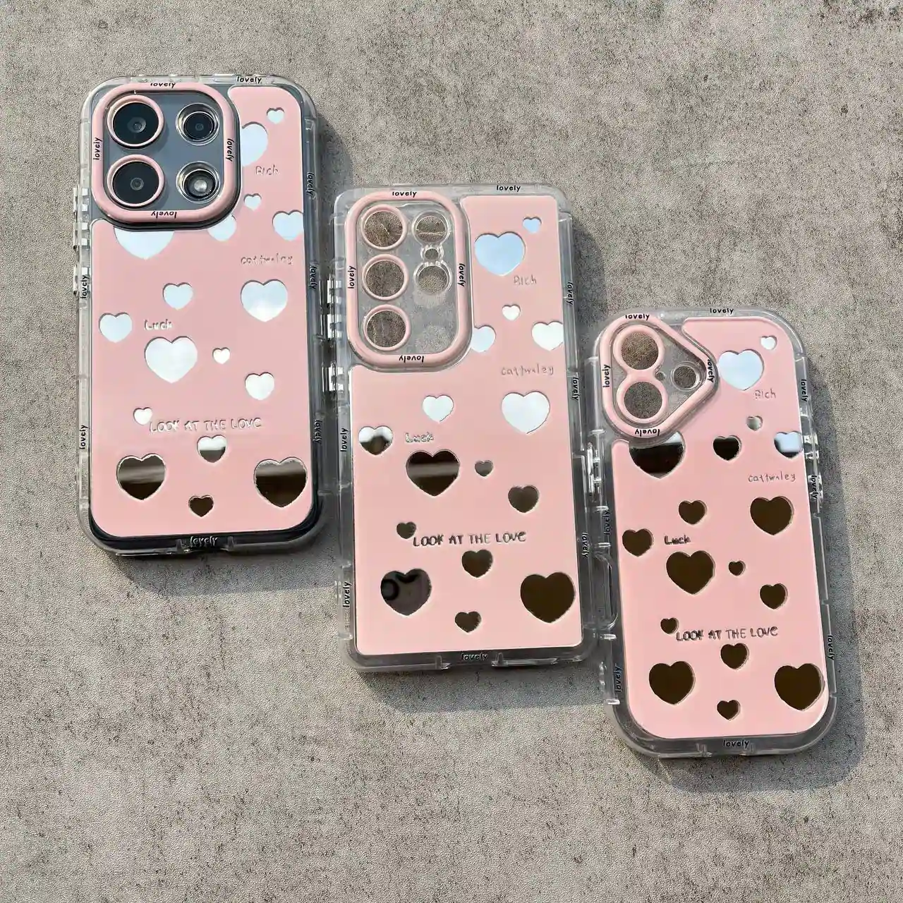 1111 قاب آیینه ای pink love - تصویر 1