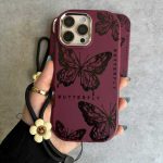 قاب cherry butterfly همراه با آویز