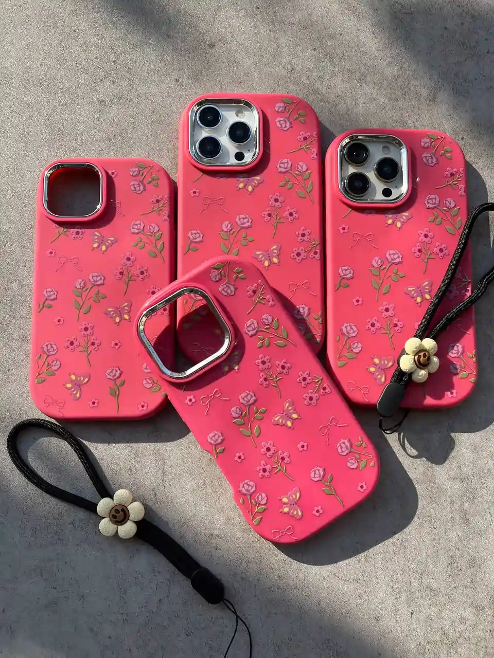 7798 قاب pink garden همراه با آویز - تصویر 1